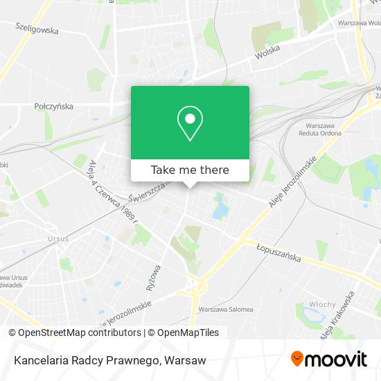 Kancelaria Radcy Prawnego map