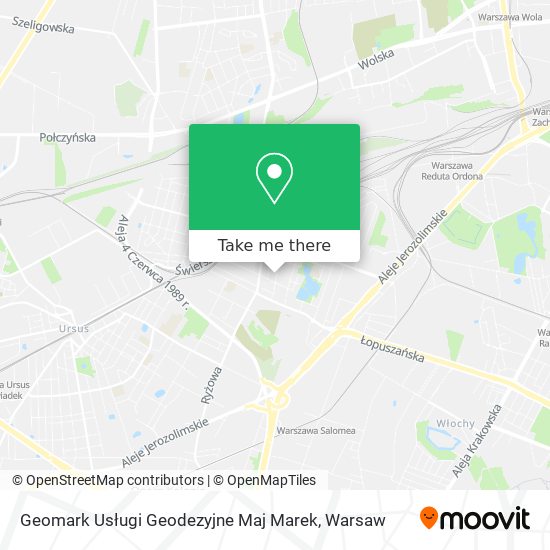 Geomark Usługi Geodezyjne Maj Marek map