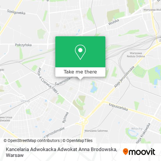 Kancelaria Adwokacka Adwokat Anna Brodowska map