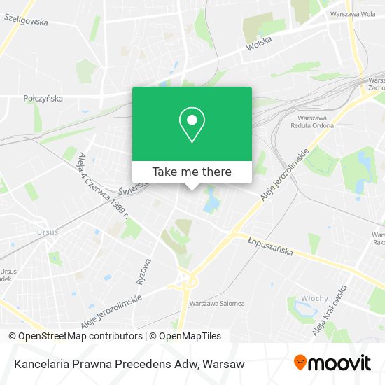 Kancelaria Prawna Precedens Adw map