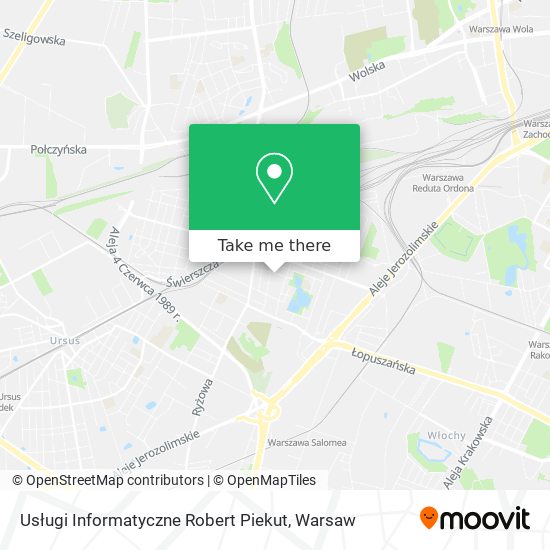 Usługi Informatyczne Robert Piekut map