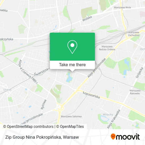 Zip Group Nina Pokropińska map