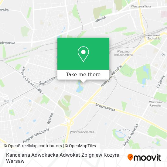 Kancelaria Adwokacka Adwokat Zbigniew Kozyra map