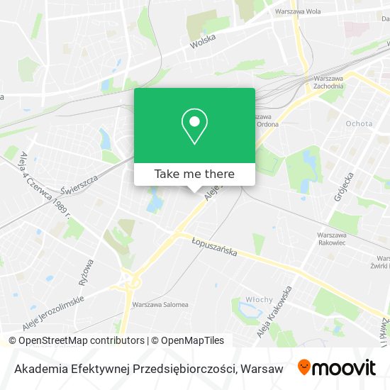 Akademia Efektywnej Przedsiębiorczości map