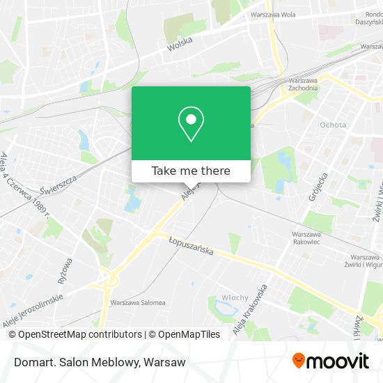 Domart. Salon Meblowy map