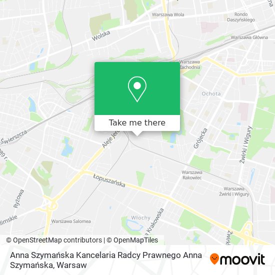 Anna Szymańska Kancelaria Radcy Prawnego Anna Szymańska map