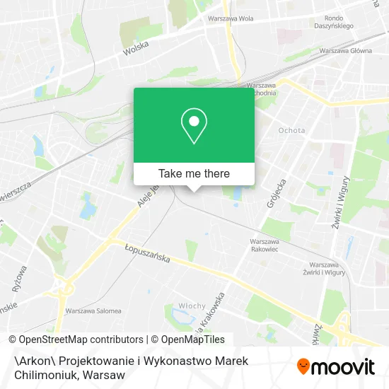 \Arkon\ Projektowanie i Wykonastwo Marek Chilimoniuk map