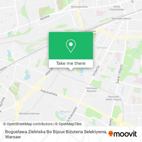 Bogusława Zielińska Bo Bijoux Biżuteria Selektywna map