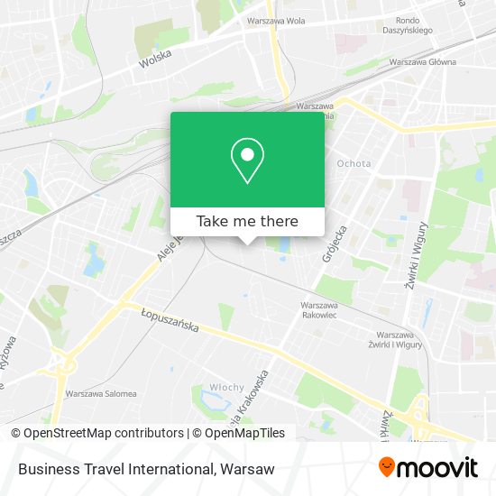 Business Travel International map