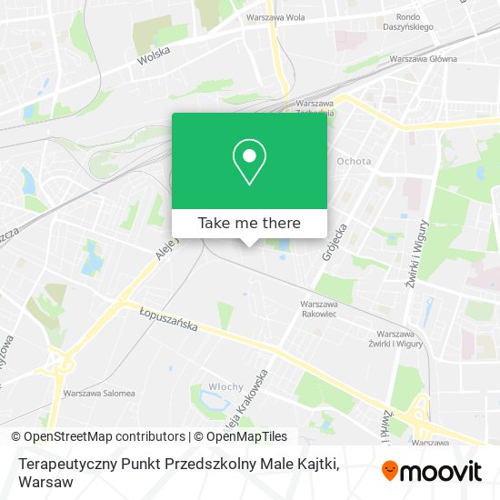 Terapeutyczny Punkt Przedszkolny Male Kajtki map