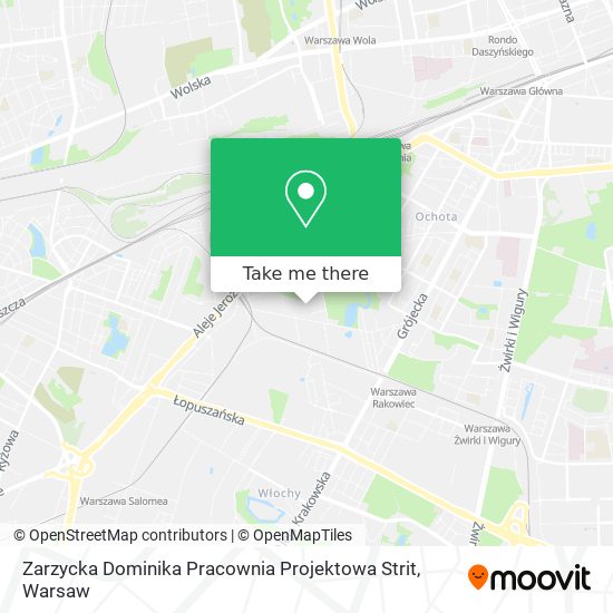 Zarzycka Dominika Pracownia Projektowa Strit map