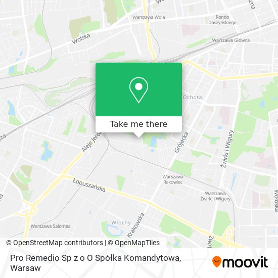 Pro Remedio Sp z o O Spółka Komandytowa map