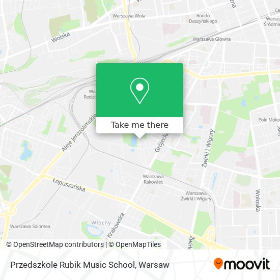 Przedszkole Rubik Music School map