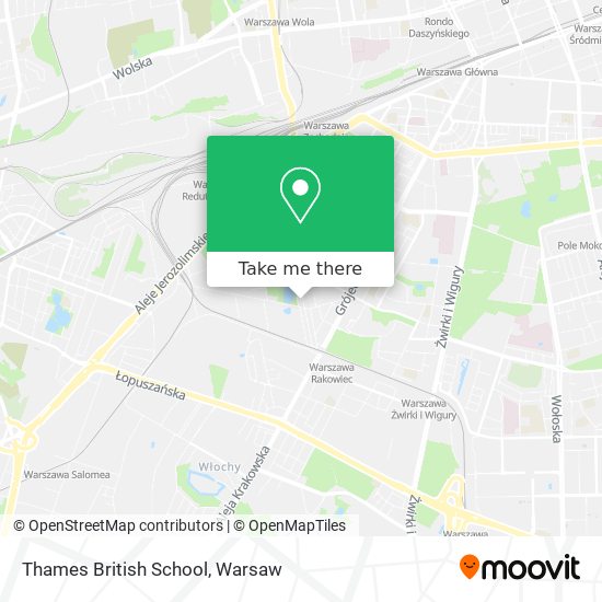 Карта Thames British School