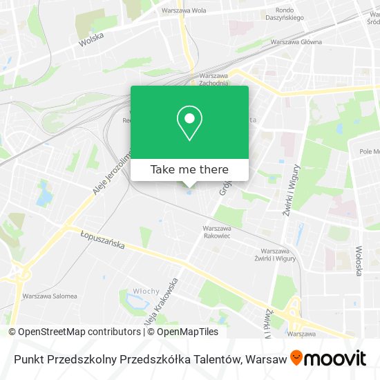 Punkt Przedszkolny Przedszkółka Talentów map