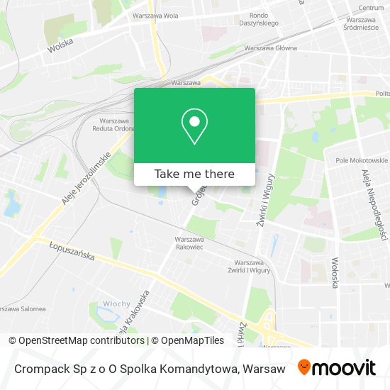 Crompack Sp z o O Spolka Komandytowa map