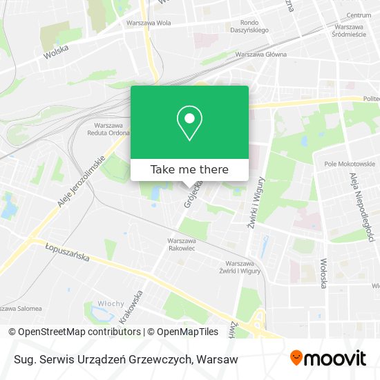 Sug. Serwis Urządzeń Grzewczych map