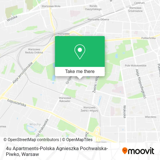 4u Apartments-Polska Agnieszka Pochwalska-Piwko map