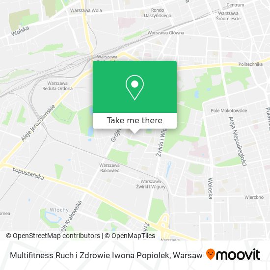 Multifitness Ruch i Zdrowie Iwona Popiolek map