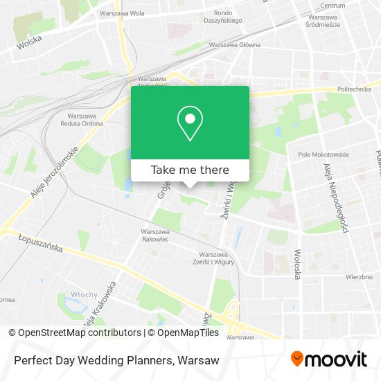 Perfect Day Wedding Planners map