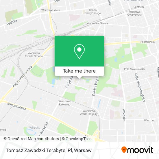 Tomasz Zawadzki Terabyte. Pl map