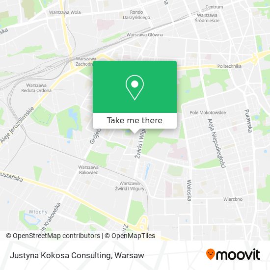 Justyna Kokosa Consulting map