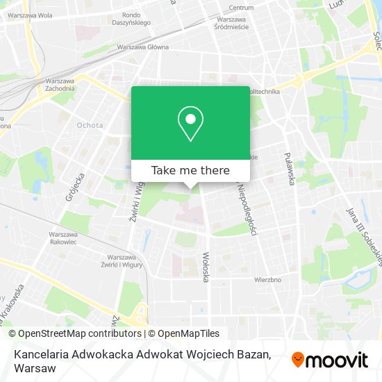 Kancelaria Adwokacka Adwokat Wojciech Bazan map