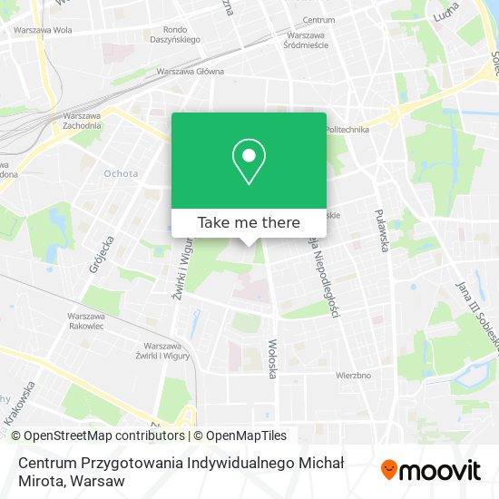 Centrum Przygotowania Indywidualnego Michał Mirota map