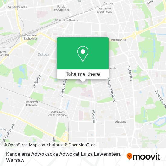 Карта Kancelaria Adwokacka Adwokat Luiza Lewenstein