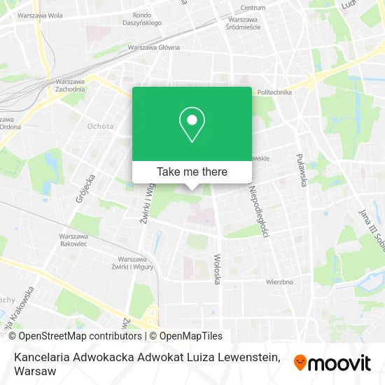 Kancelaria Adwokacka Adwokat Luiza Lewenstein map