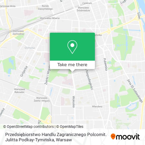 Przedsiębiorstwo Handlu Zagranicznego Polcomit. Julitta Podkay-Tymińska map