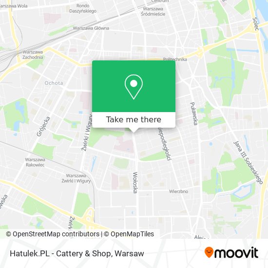 Hatulek.PL - Cattery & Shop map