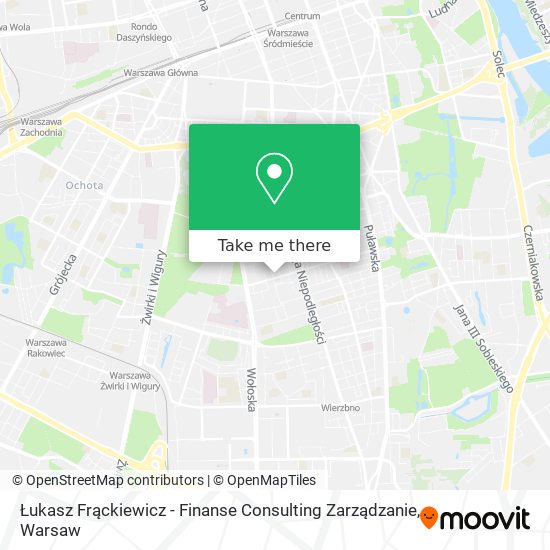 Łukasz Frąckiewicz - Finanse Consulting Zarządzanie map