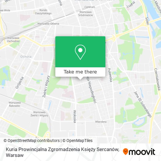 Kuria Prowincjalna Zgromadzenia Księży Sercanów map