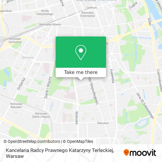 Kancelaria Radcy Prawnego Katarzyny Terleckiej map