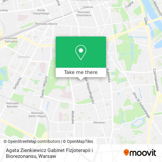 Agata Zienkiewicz Gabinet Fizjoterapii i Biorezonansu map