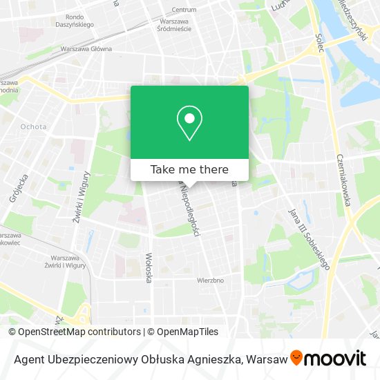 Agent Ubezpieczeniowy Obłuska Agnieszka map