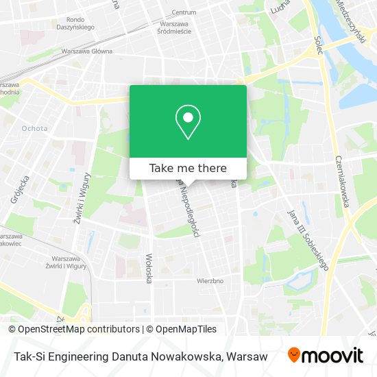 Tak-Si Engineering Danuta Nowakowska map