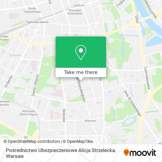 Pośrednictwo Ubezpieczeniowe Alicja Strzelecka map