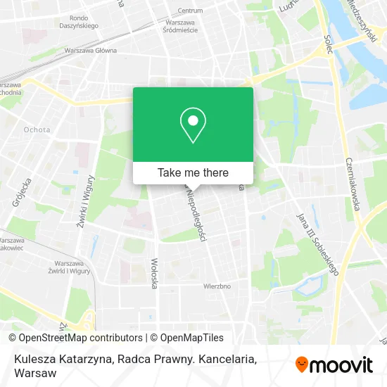 Kulesza Katarzyna, Radca Prawny. Kancelaria map
