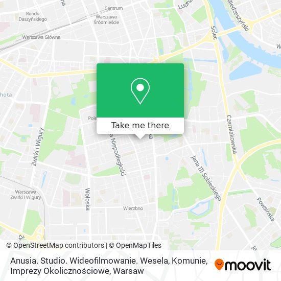 Anusia. Studio. Wideofilmowanie. Wesela, Komunie, Imprezy Okolicznościowe map