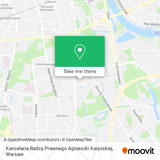 Kancelaria Radcy Prawnego Agnieszki Karpiskiej map