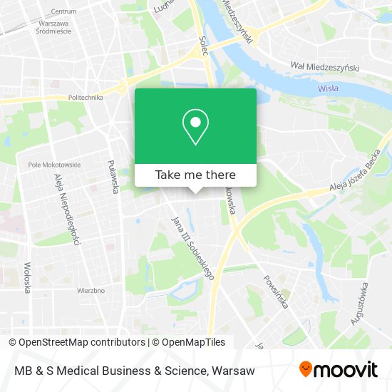 MB & S Medical Business & Science map