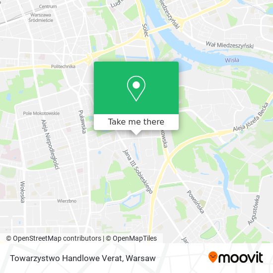 Towarzystwo Handlowe Verat map