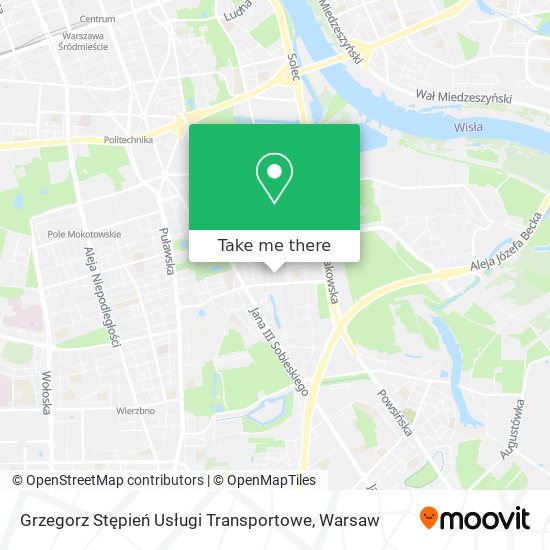 Grzegorz Stępień Usługi Transportowe map