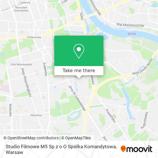 Studio Filmowe M5 Sp z o O Spółka Komandytowa map