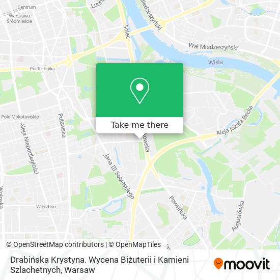 Drabińska Krystyna. Wycena Biżuterii i Kamieni Szlachetnych map