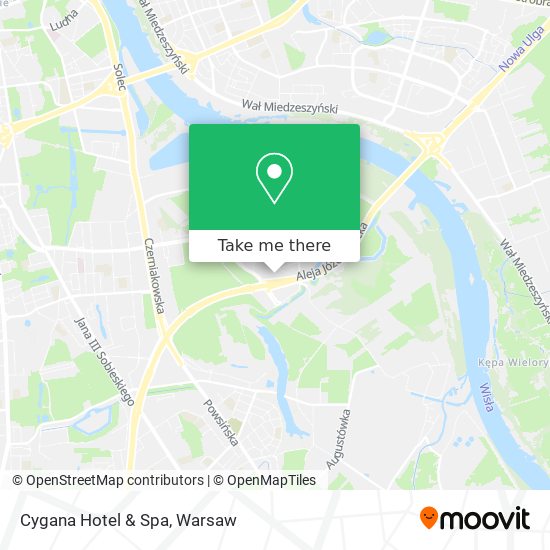 Cygana Hotel & Spa map