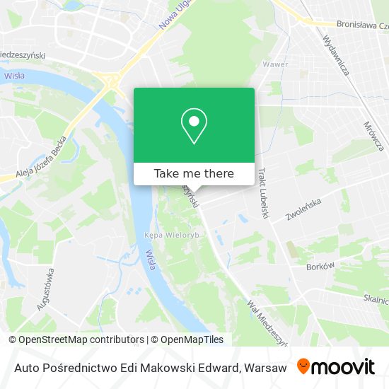 Auto Pośrednictwo Edi Makowski Edward map