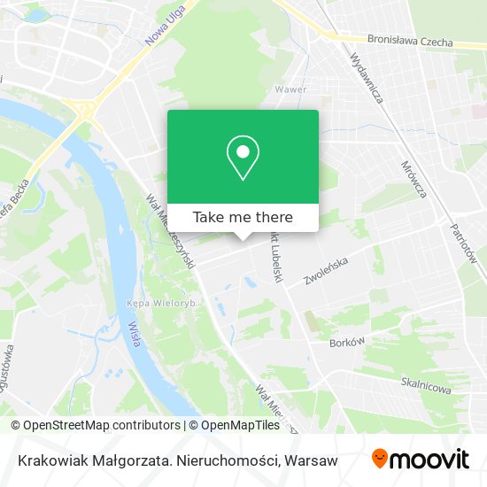 Krakowiak Małgorzata. Nieruchomości map